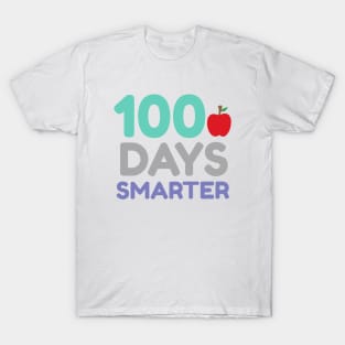 100 Days Smarter - 100 Days Of School T-Shirt